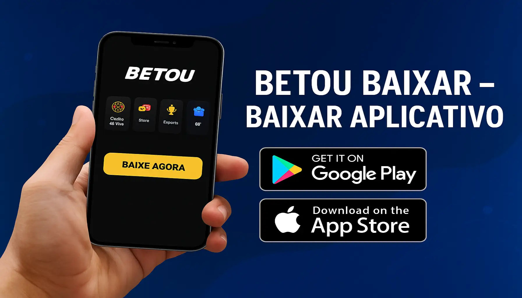 Baixar o BETOU Cassino App
