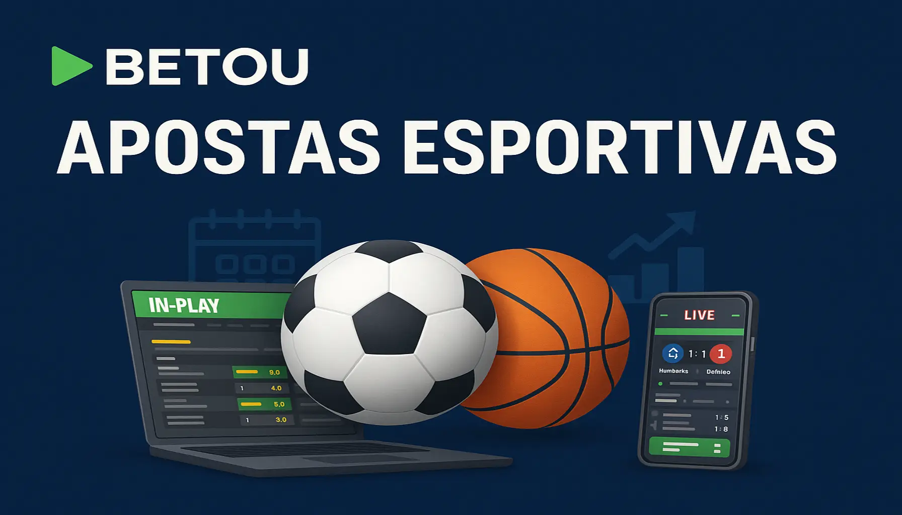 Apostas esportivas no cassino online BETOU
