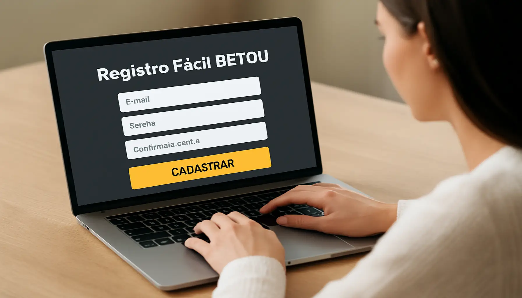Não Perca tempo, o rRgistro na site BETOU